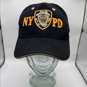 Source Unknown Black and Gold NYPD Cap
